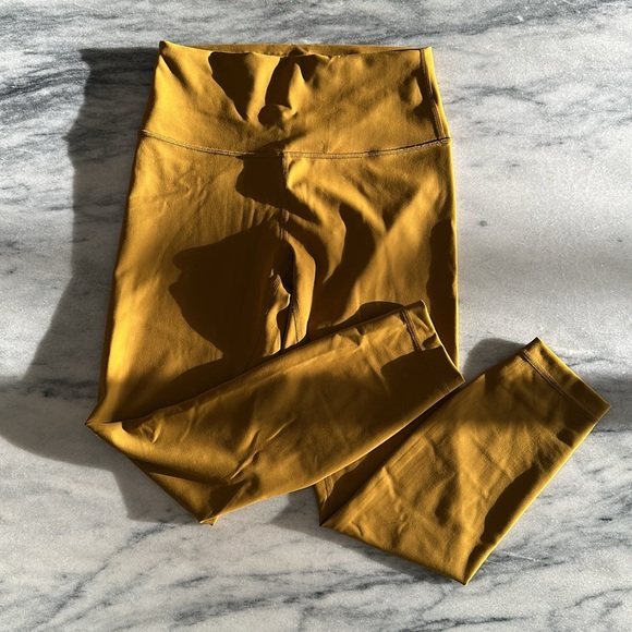 Lululemon Wunder Train High-Rise Tight 25" Gold Spice 8 - Picture 6 of 12